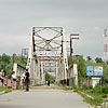  The pedestrian bridge across the Dniester river 