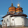 Церква св. Миколая (1695) з дзвіницею (1821), с. Новий Кропивник 