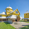  Успенская церковь с колокольней (1739), с. Лелеховка 